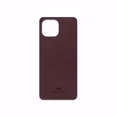 برچسب پوششی ماهوت مدل Matte-Dark-Brown-Leather مناسب برای گوشی موبایل شیائومی 11 Lite 5G NE