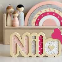 استند اسم چراغدار چراغخواب کودک چراغ خواب چراغ حروف