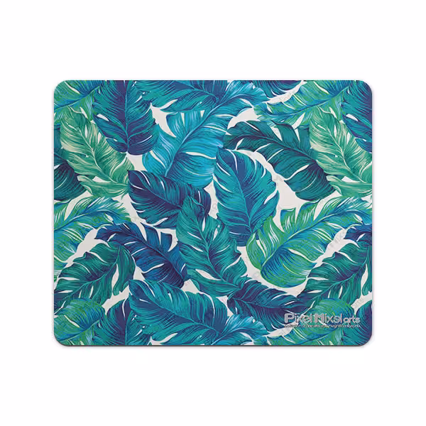 ماوس پد پیکسل میکسل مدل Green Tropical Leaves
