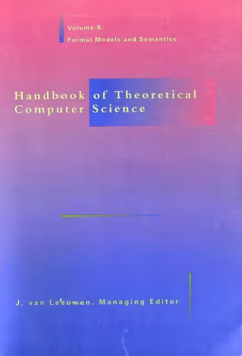 خرید و دانلود نسخه کامل کتاب Handbook of Theoretical Computer Science. Volume B: Formal Models and Semantics