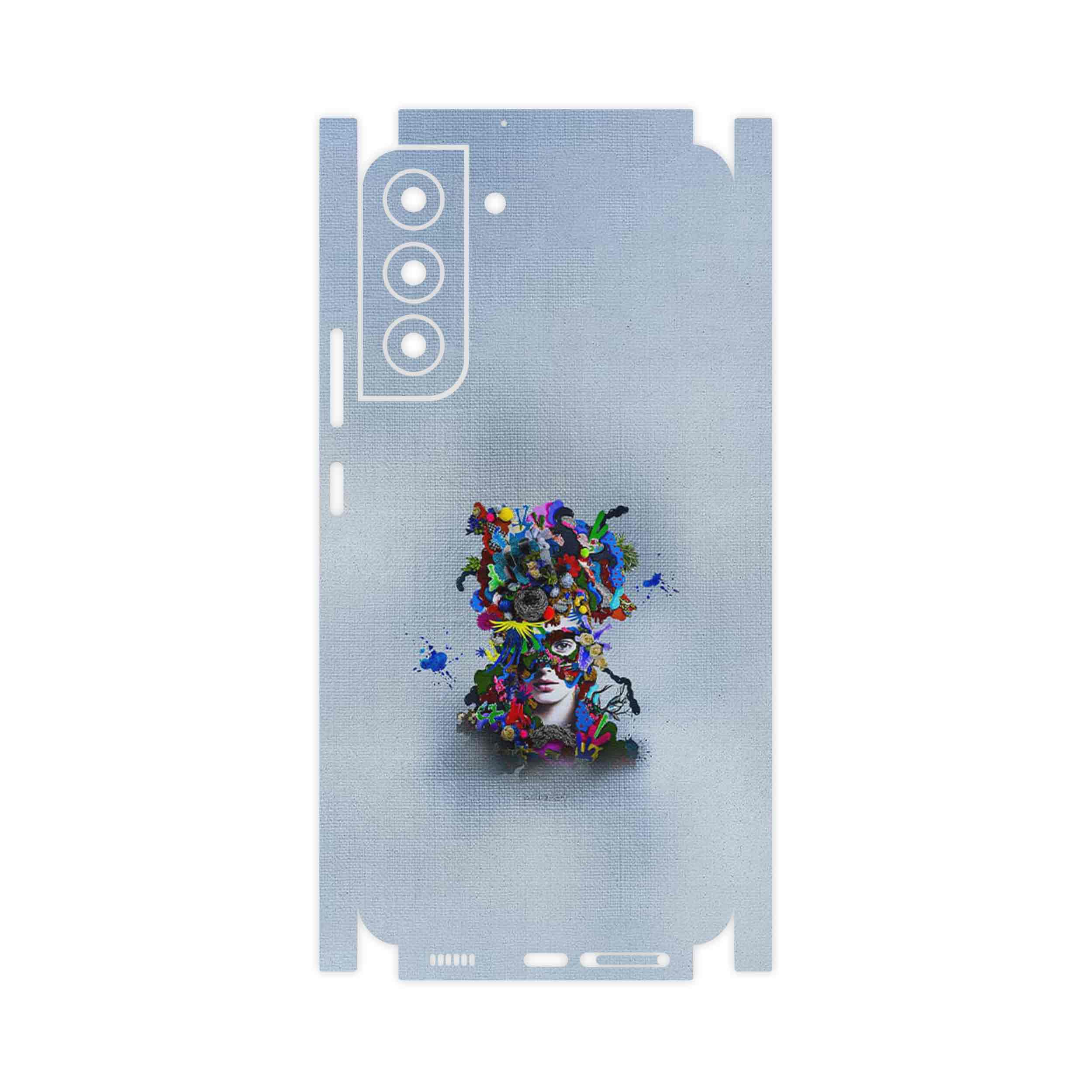 برچسب پوششی ماهوت مدل Collage of surreal Portrait of Women 4-FullSkin مناسب برای گوشی موبایل سامسونگ Galaxy S22 Plus 5G