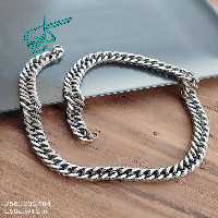 خرید زنجیر استیل کارتیر نقره ای با کیفیت کد 1415191 - ردگل