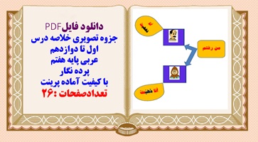 جزوه تصویری خلاصه درس اول تا دوازدهم عربی پایه هفتم
