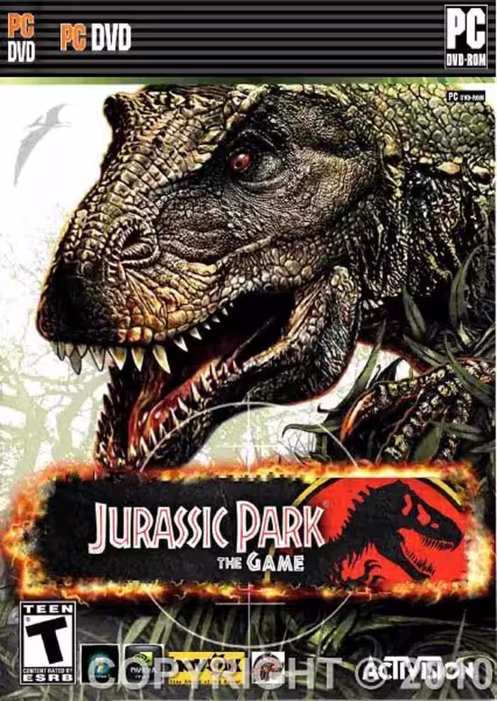 بازی کامپیوتر jurassic park