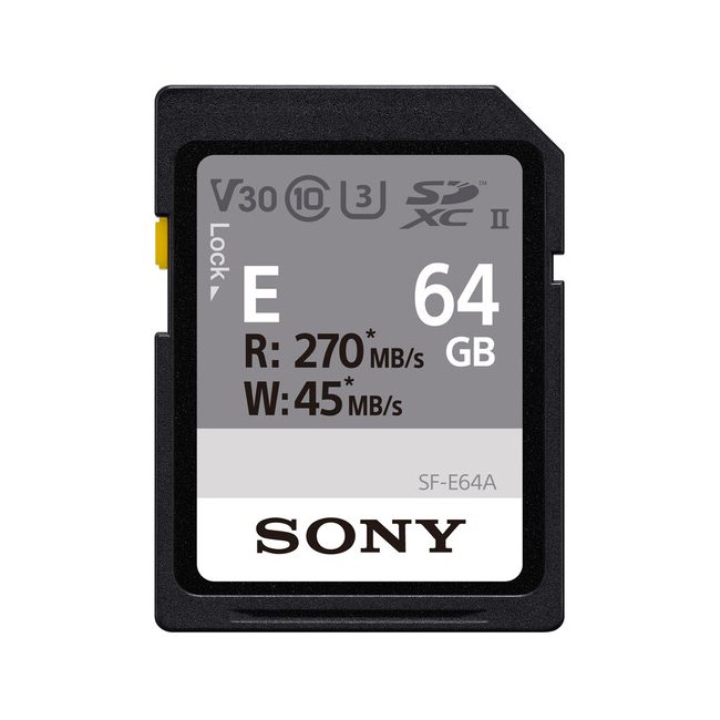 کارت حافظه سونی 64GB SF-E Series UHS-II SDXC بدون پک