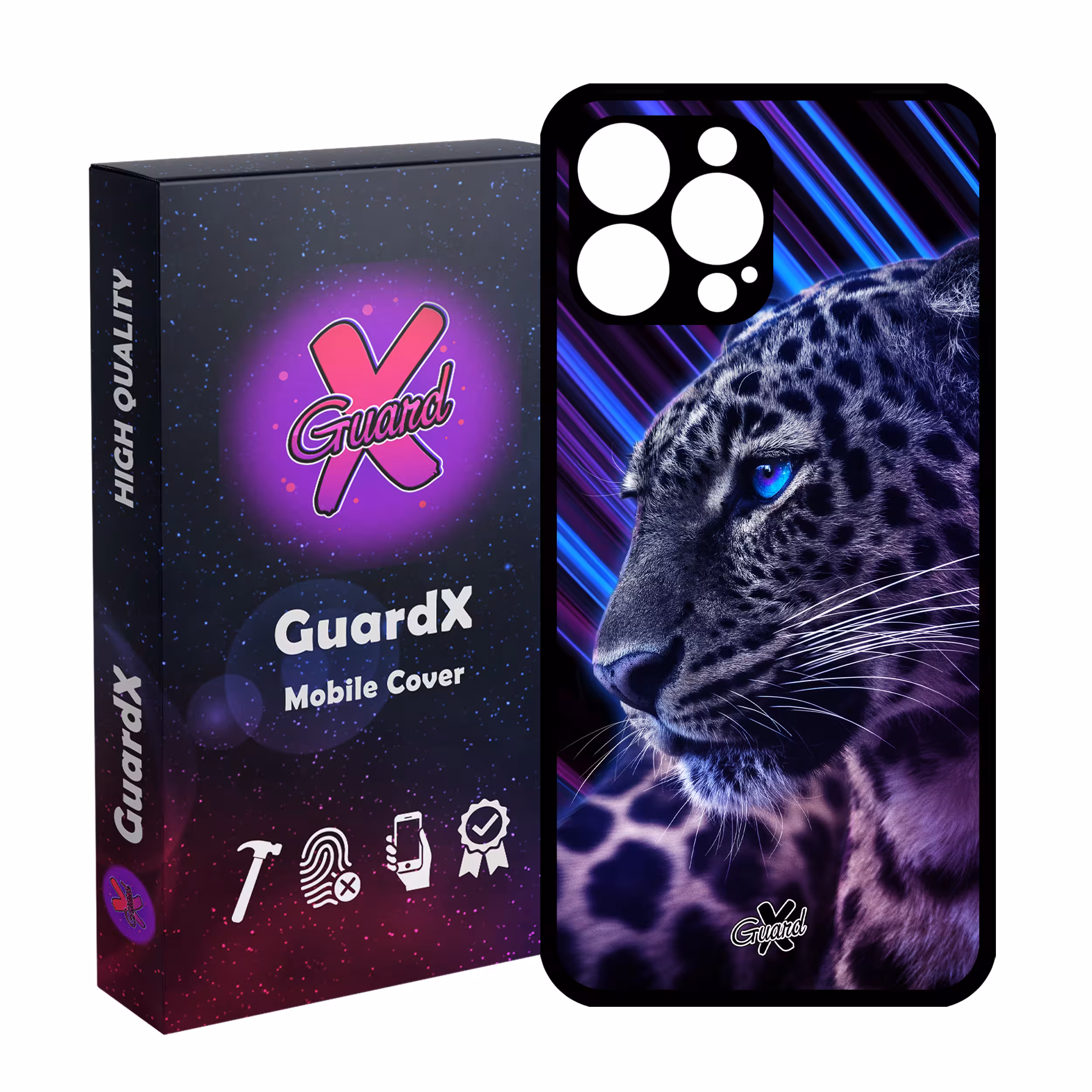 کاور گارد ایکس طرح Leopard مدل Glass10206 مناسب برای گوشی موبایل اپل iPhone 13 Pro Max