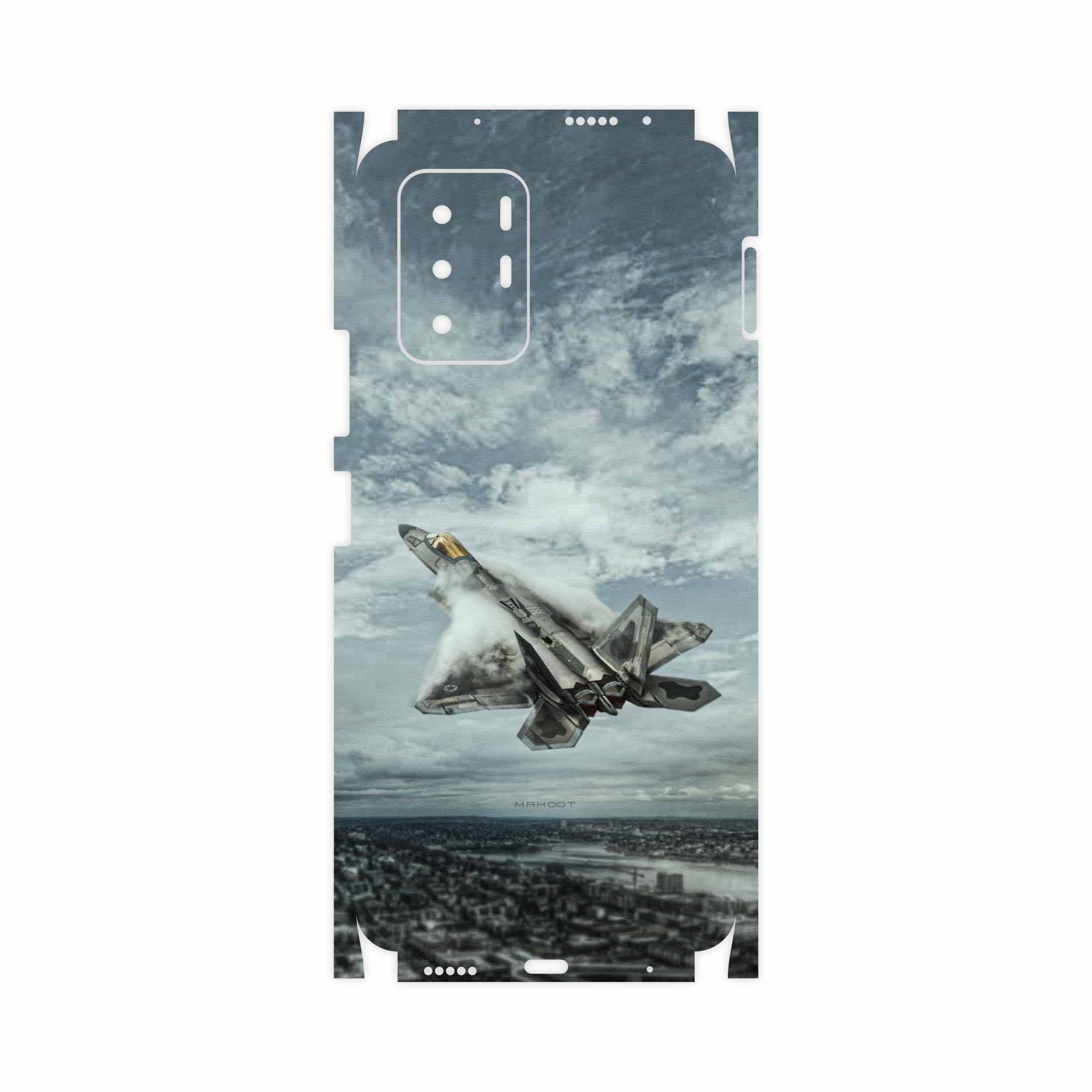 برچسب پوششی ماهوت مدل F-22-Raptor-FullSkin مناسب برای گوشی موبایل شیائومی Poco X3 GT 5G