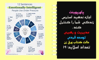 پاورپوینت اجازه ندهید استرس زندگی شما را کنترل کند. مدیریت و رهبری توسعه فردی حالت کتاب ورق زن