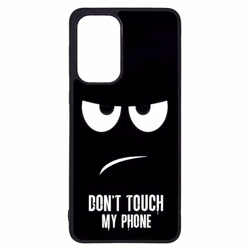کاور طرح DONT TOUCH MY PHONE کد G-090 مناسب برای گوشی موبایل سامسونگ Galaxy A33 / A33 5G | دیجی قاب دونی