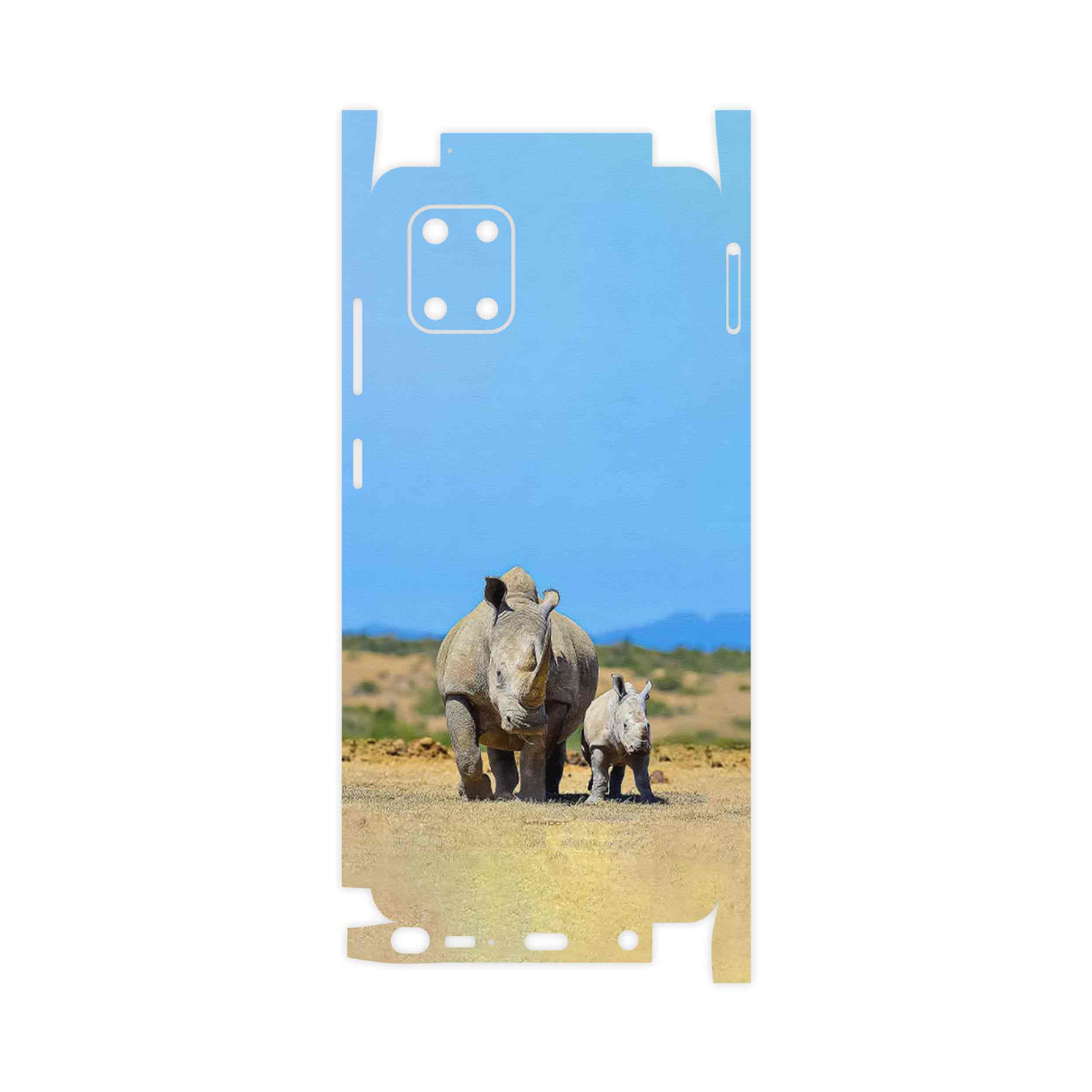 برچسب پوششی ماهوت مدل Rhino-FullSkin مناسب برای گوشی موبایل سامسونگ Galaxy Note 10 Lite