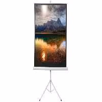 پرده نمایش پایه دار پروژکتور اسکوپ سایز 200x200 سانتی متر