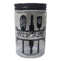 بانکه مدل استوانه ای کد 01 با بدنه شیشه ای