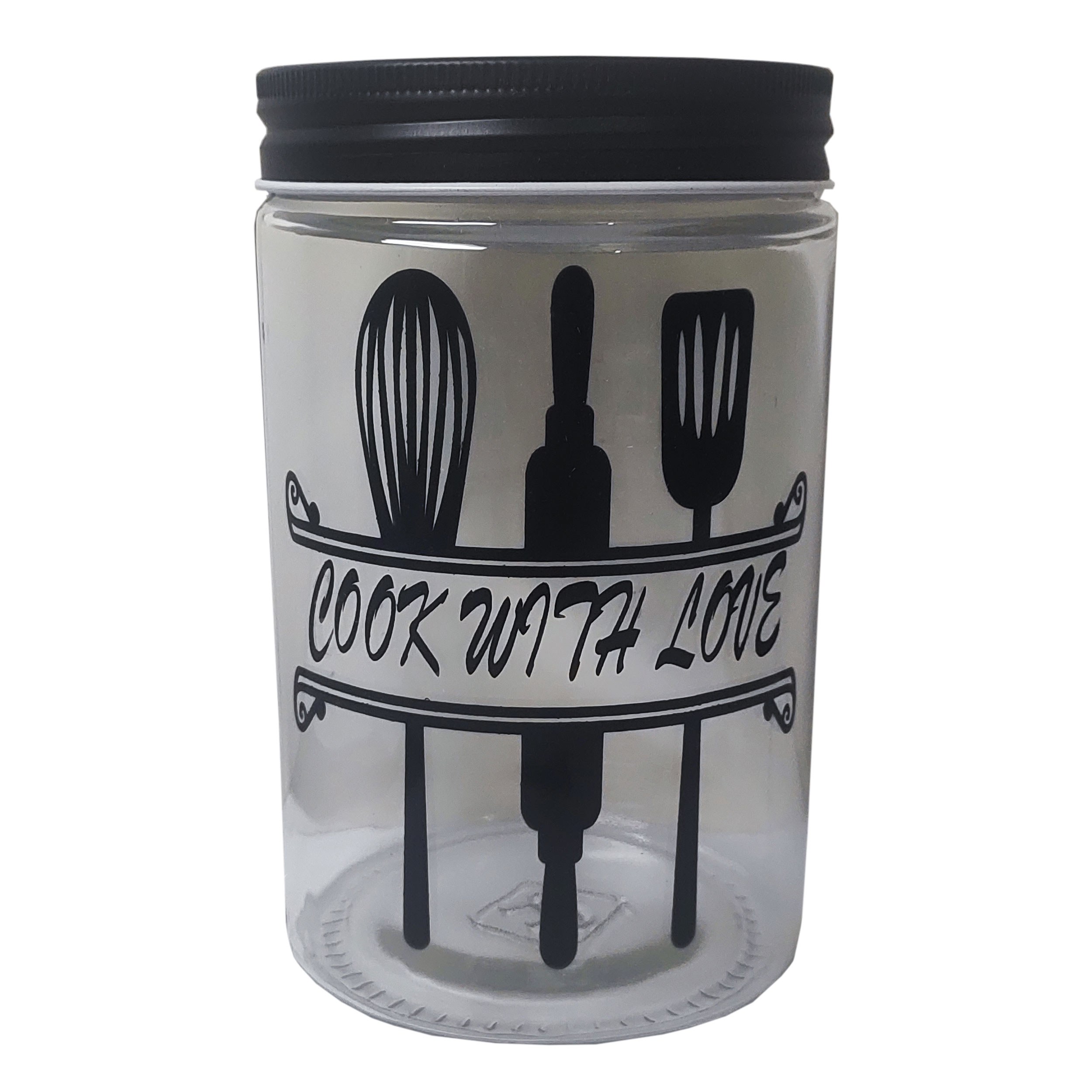 بانکه مدل استوانه ای کد 01 با بدنه شیشه ای