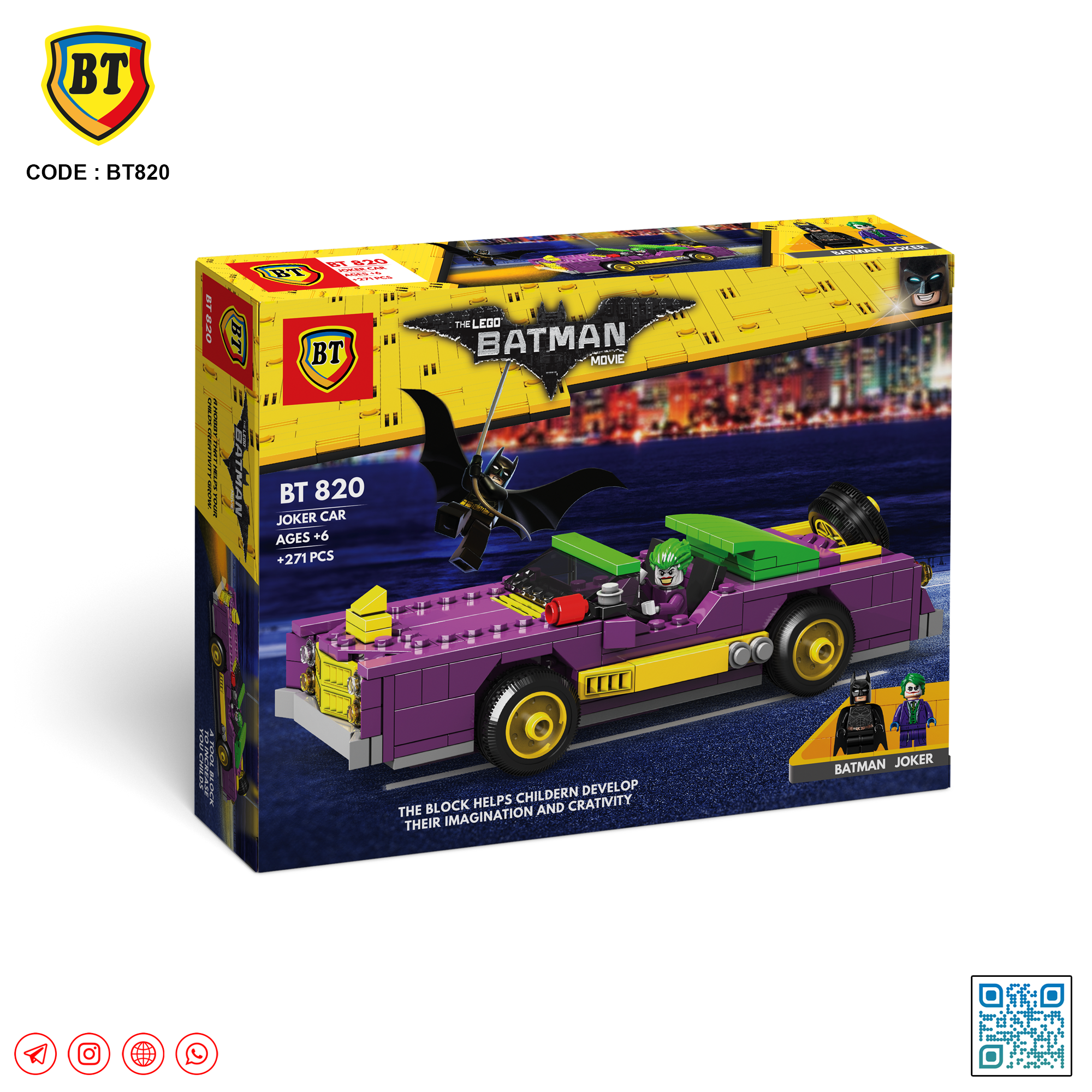 لگو ماشین جوکر BT820