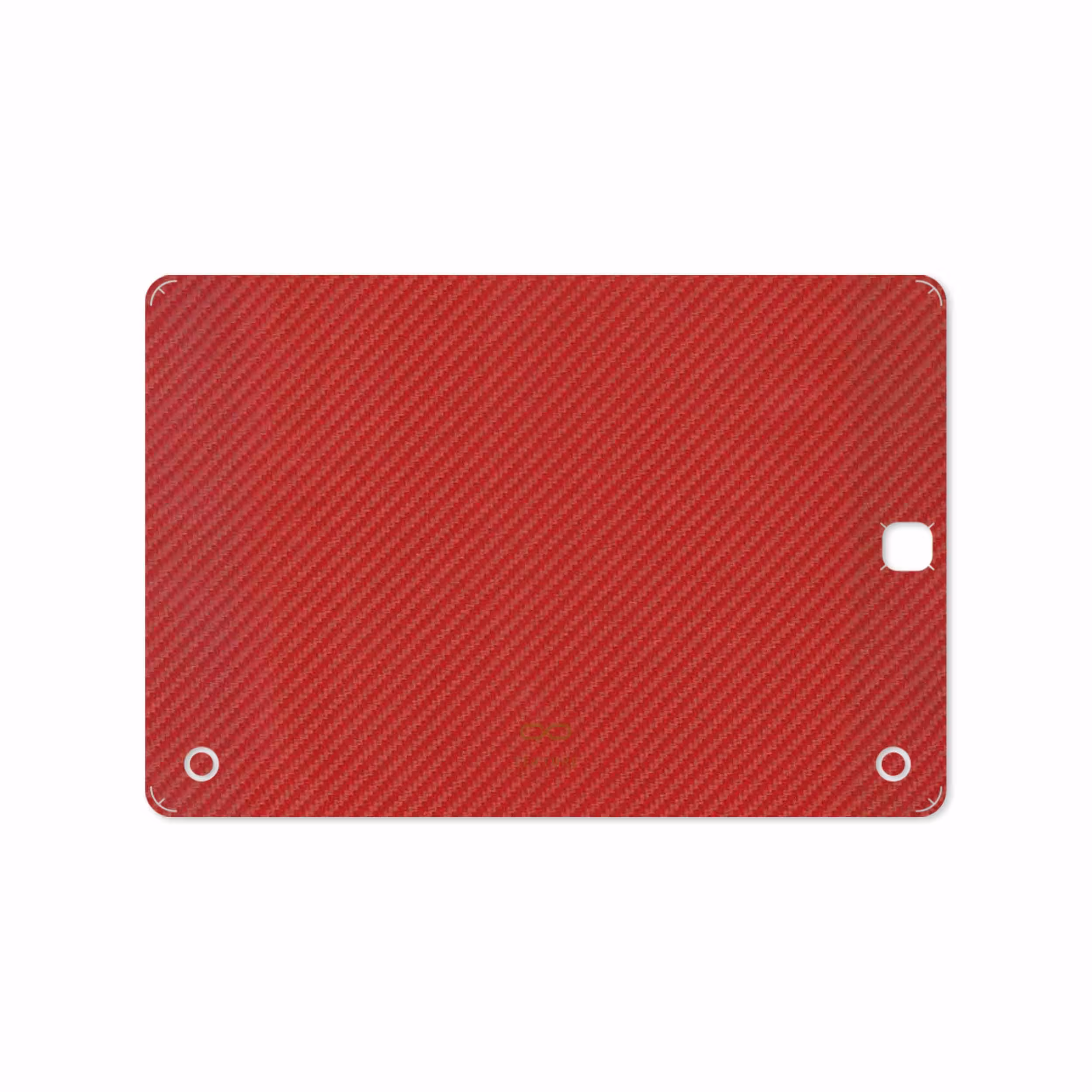 برچسب پوششی ماهوت مدل Red-Fiber مناسب برای تبلت سامسونگ Galaxy Tab A 9.7 2015 T550