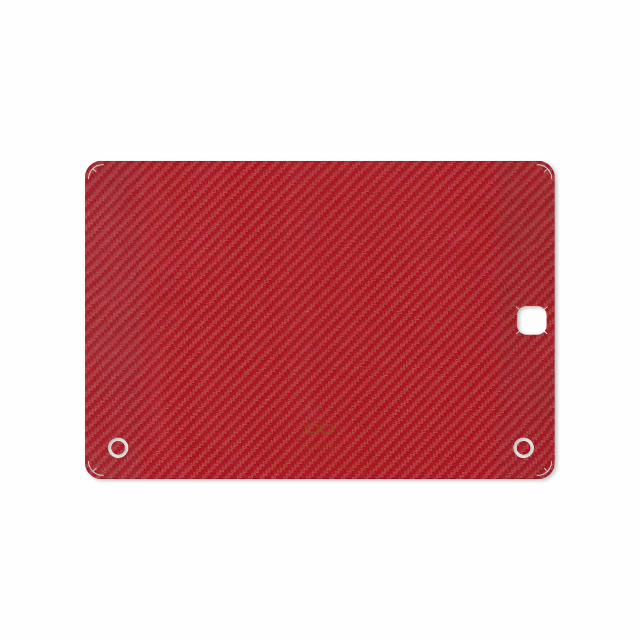 برچسب پوششی ماهوت مدل Red-Fiber مناسب برای تبلت سامسونگ Galaxy Tab A 9.7 2015 T550