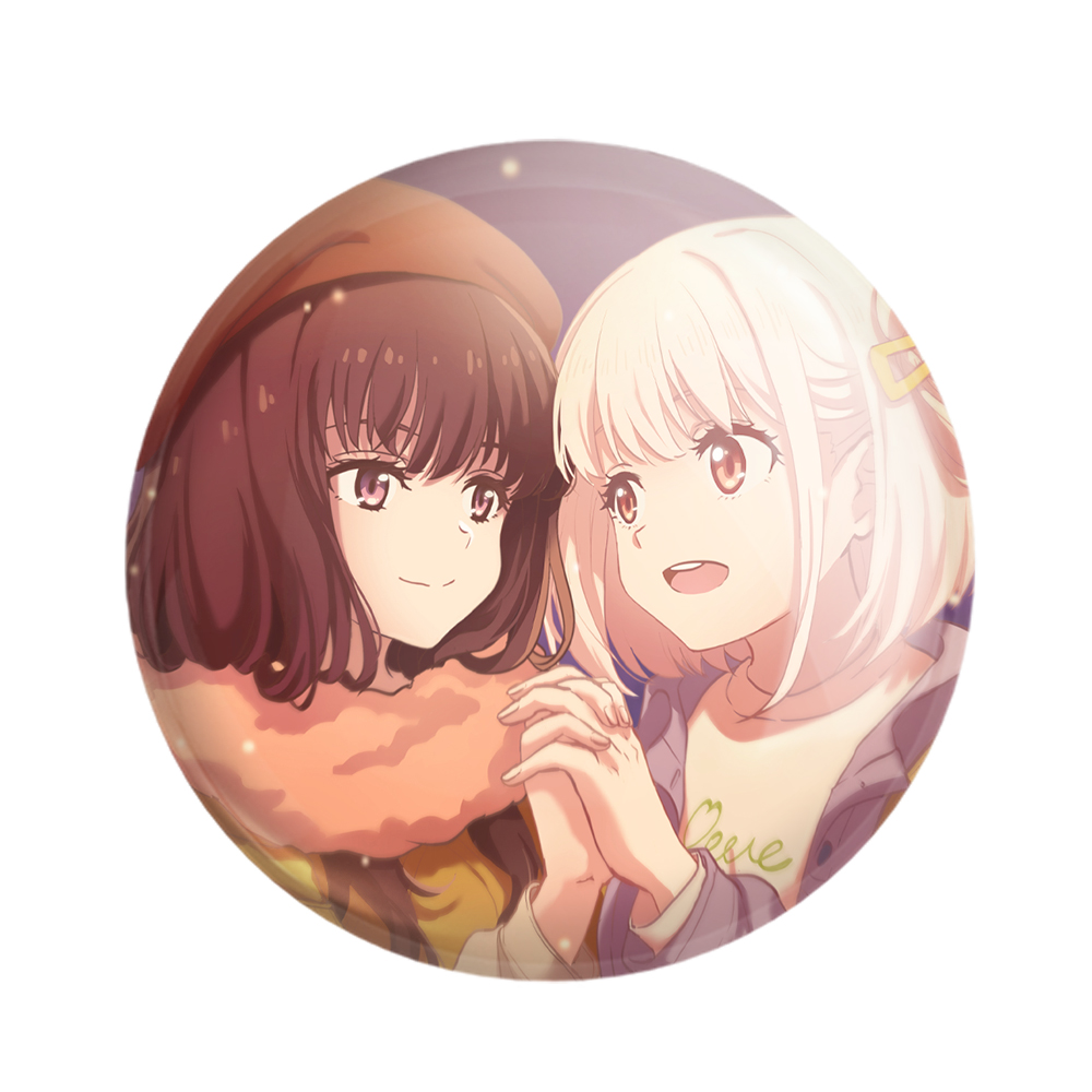 پیکسل خندالو مدل چیساتو و تاکینا انیمه لیکوریس ریکویل Lycoris Recoil کد 23000