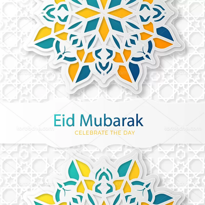 وکتور بک گراند عید سنتی | گرافیک با طعم تربچه