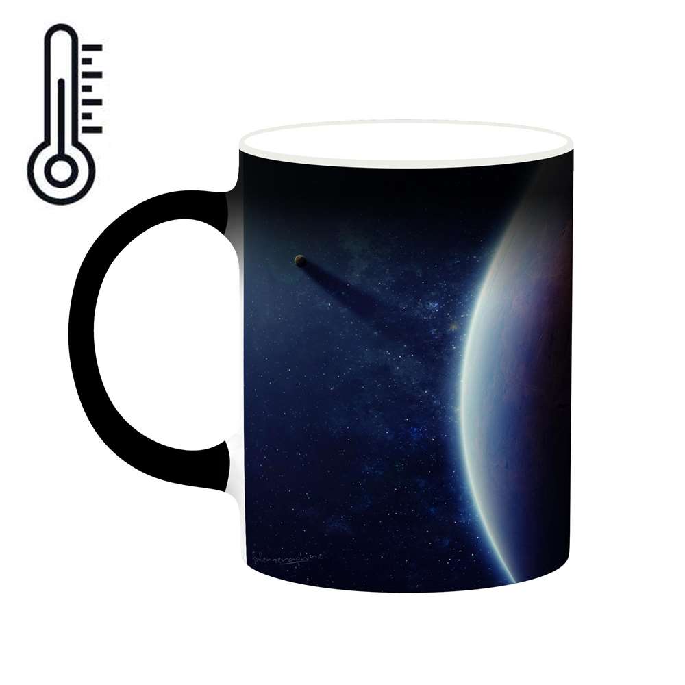 ماگ حرارتی کاکتی طرح فضا و کهکشان مدل mgh19948