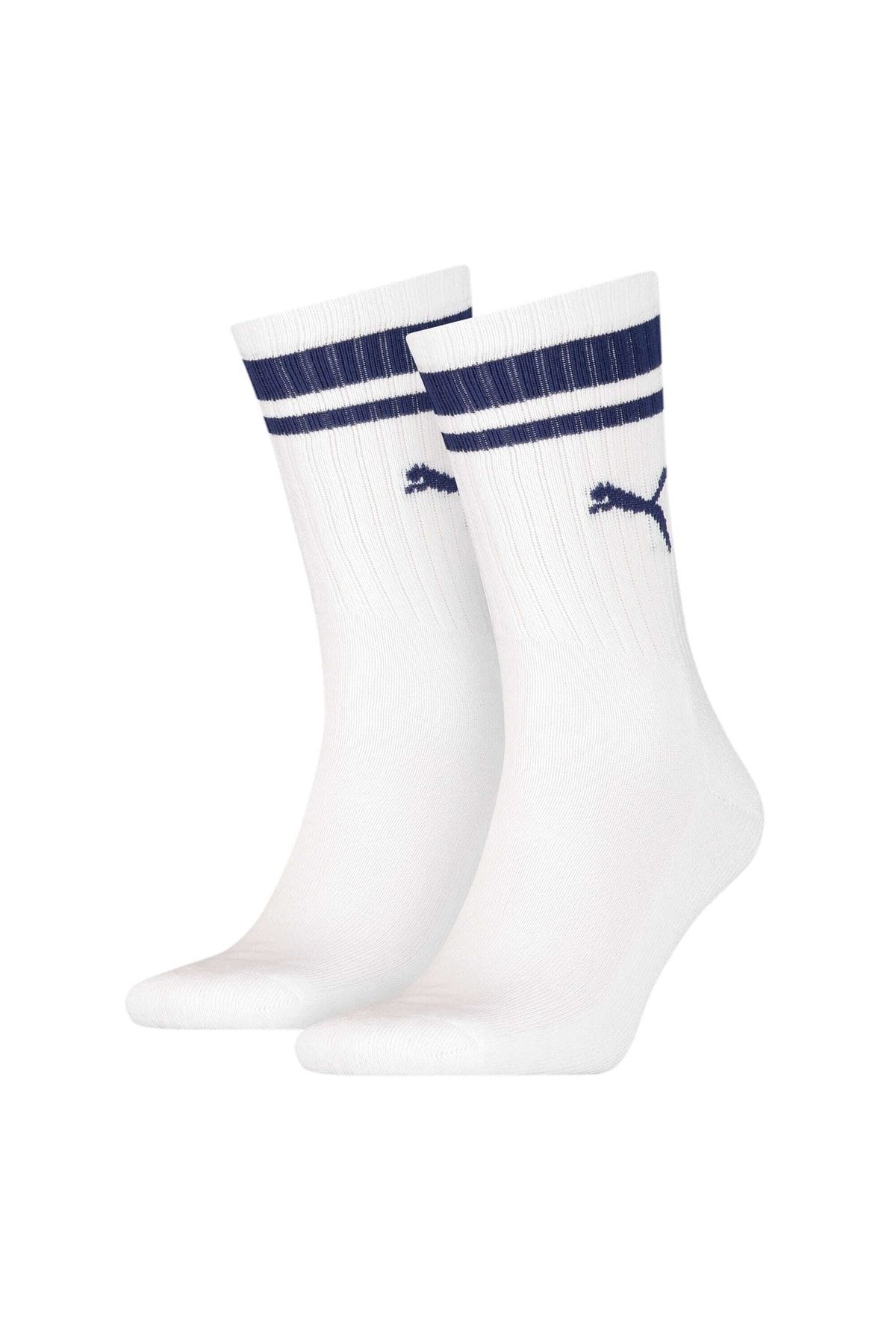 جوراب سفید مردانه و زنانه راه بسته 2 اورجینال Puma