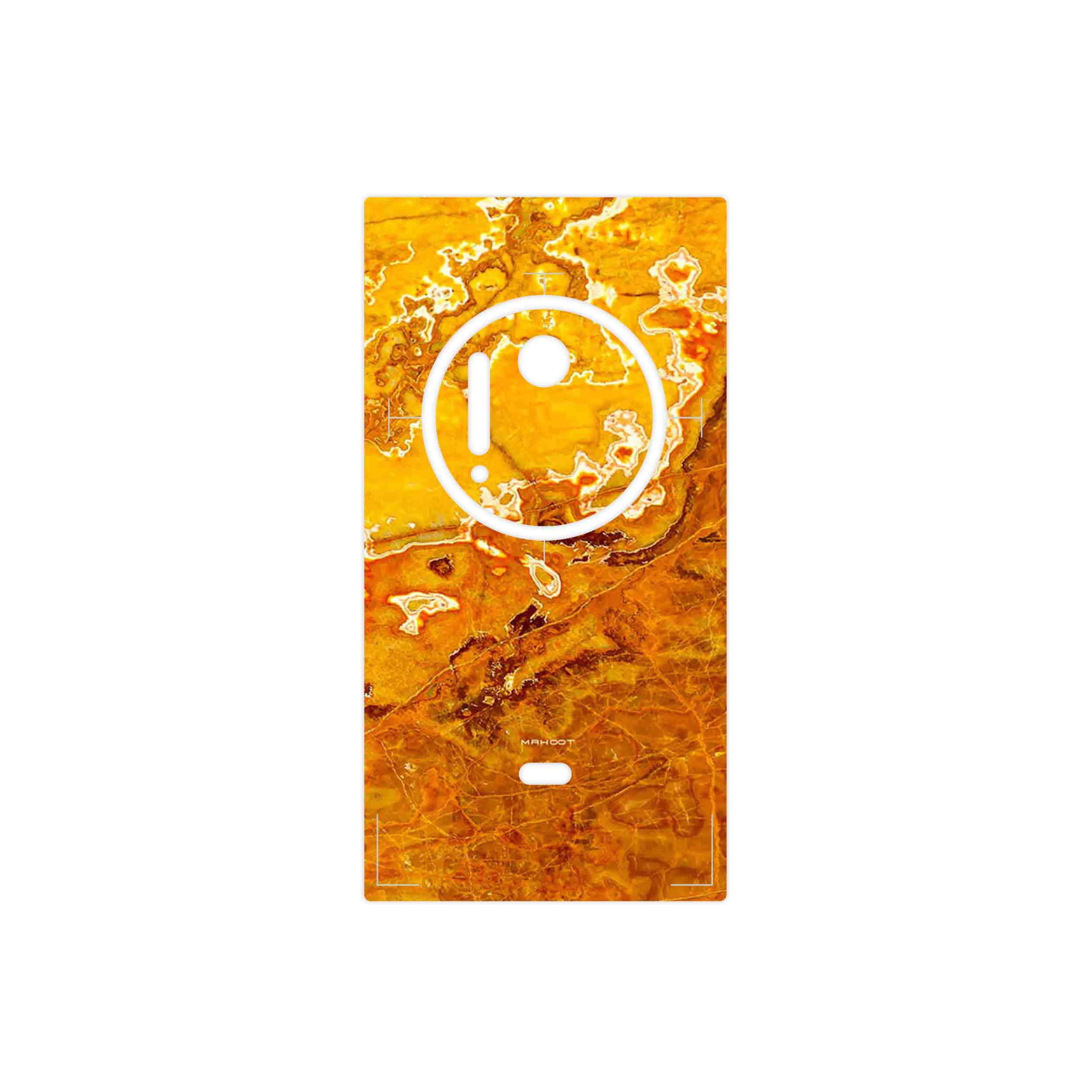برچسب پوششی ماهوت مدل Gold Marble مناسب برای گوشی موبایل نوکیا Lumia 1020