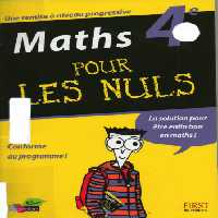 خرید و دانلود نسخه کامل کتاب Maths 4e pour les nuls