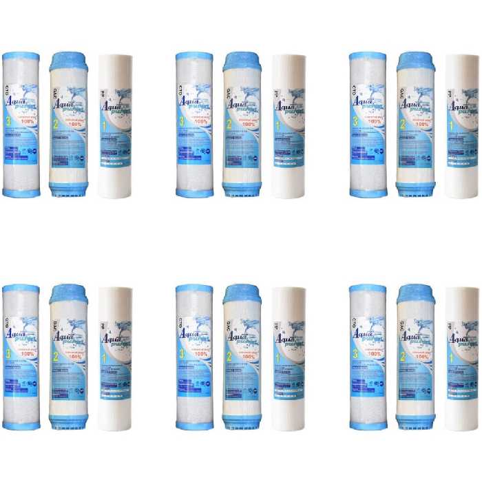 فیلتر دستگاه تصفیه آب آکوا پیورست مدل LX-18 مجموعه 18 عددی