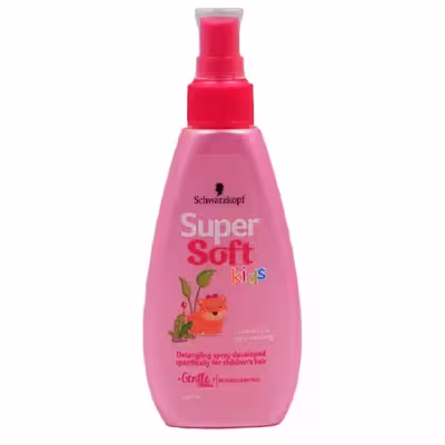 اسپری باز کننده گره مو کودک شوآرزکوف مدل super soft حجم 150 میلی لیتر