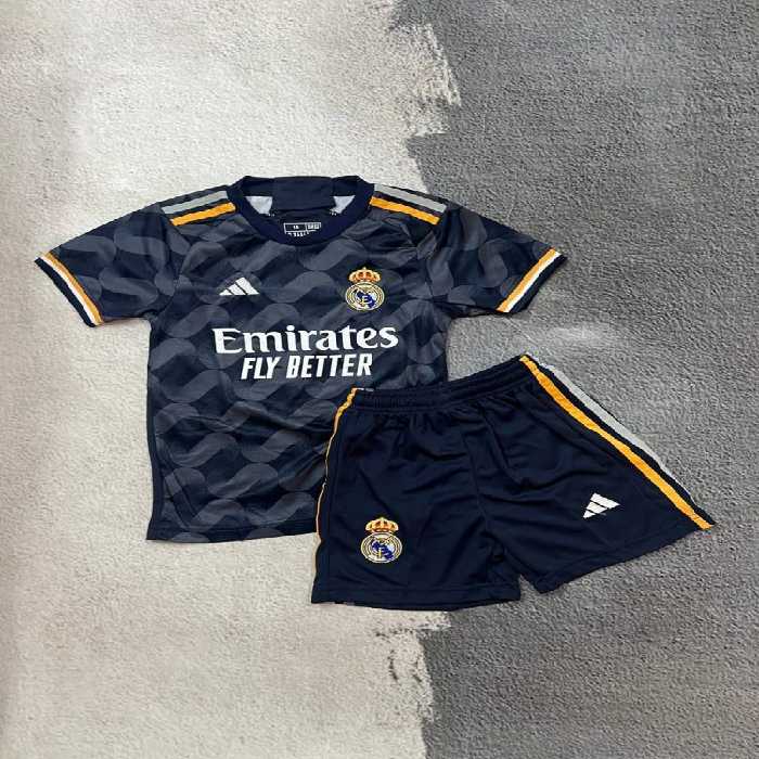 لباس دوم بچه گانه رئال مادرید 2024