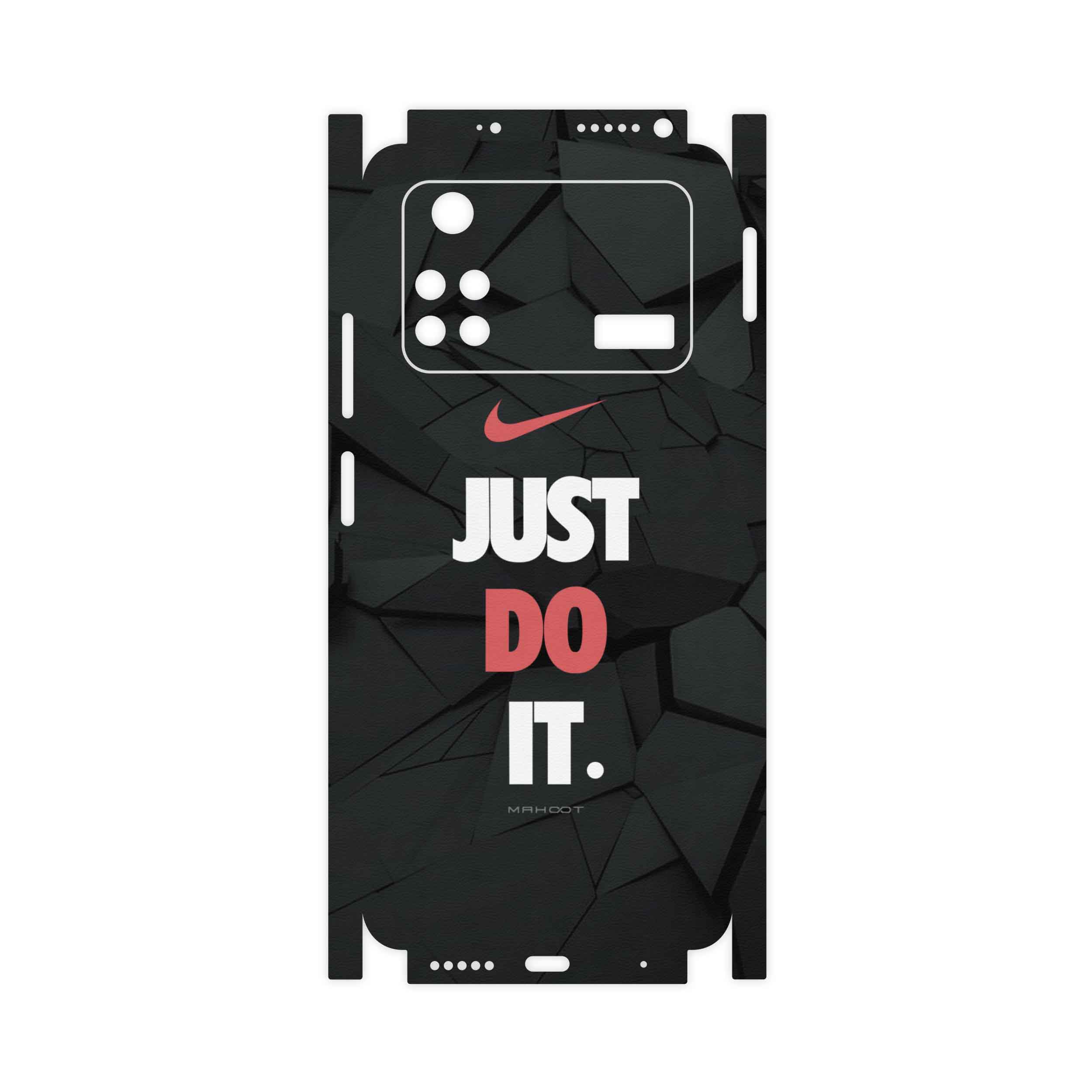 برچسب پوششی ماهوت مدل NIKE-Logo-FullSkin مناسب برای گوشی موبایل شیائومی Poco M4 Pro 4G