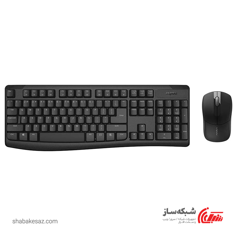 قیمت و خرید کیبورد و ماوس بی سیم رپو Rapoo X1800PRO - شبکه ساز