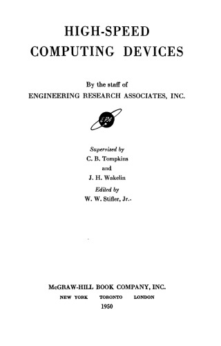 خرید و دانلود نسخه کامل کتاب High Speed Computing Devices