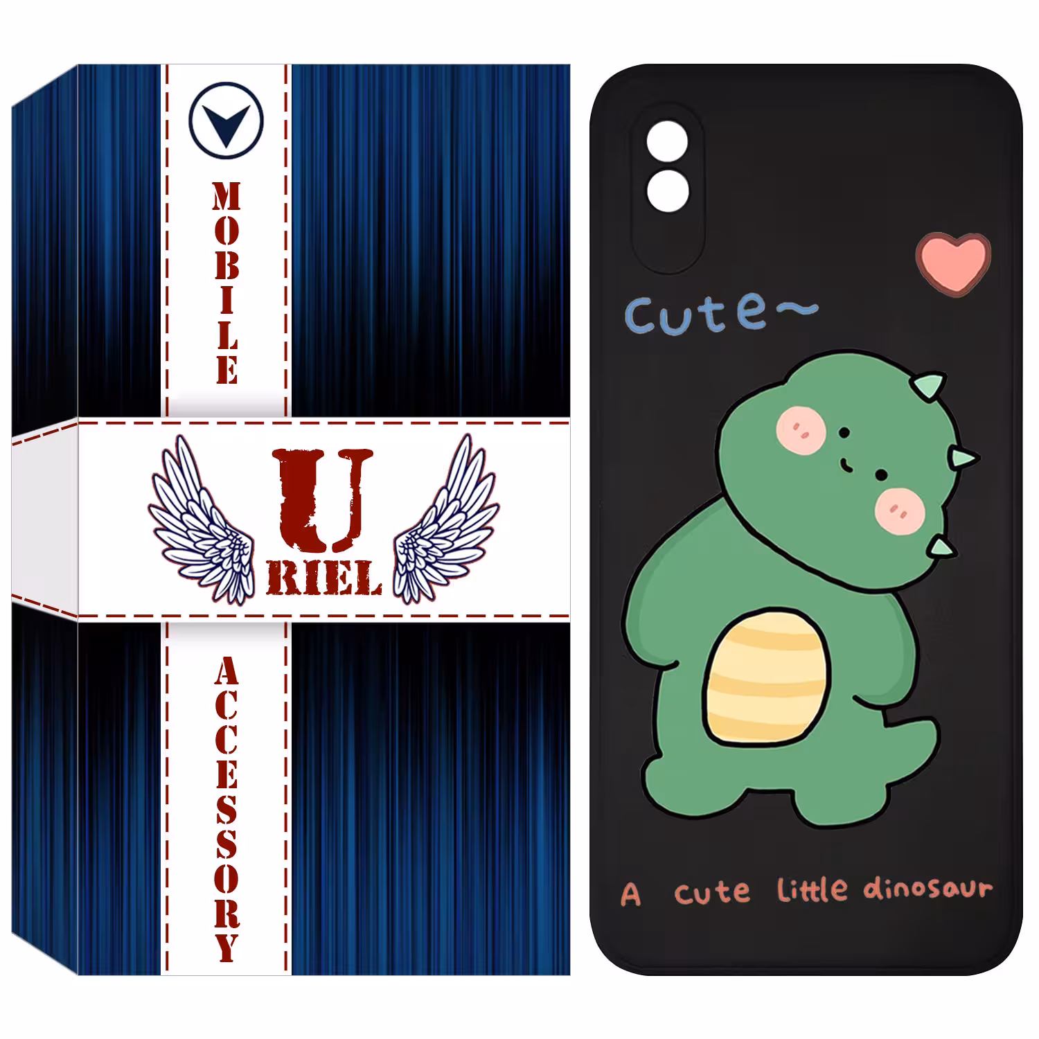 کاور یوریل مدل KSH کد 3 طرح دایناسور مناسب برای گوشی موبایل شیائومی Redmi 9A / 9AT