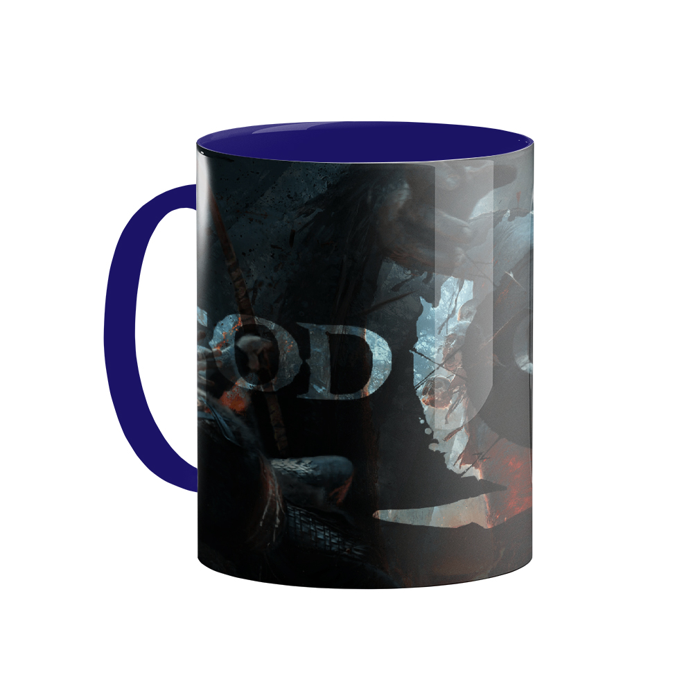 ماگ مدل god of war کد 1280 به همراه زیر لیوانی