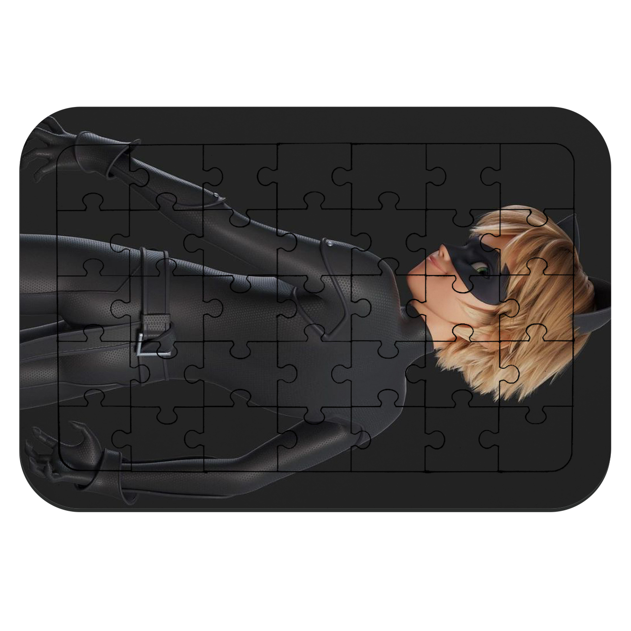 پازل 35 تکه طرح پسر گربه ای مدل NI2002 