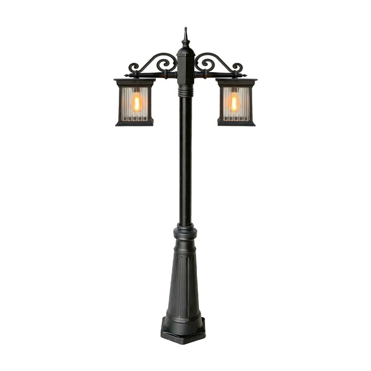 چراغ ایستاده دوشاخه ایفل سایز کوچک مدل پاریس E2121-S