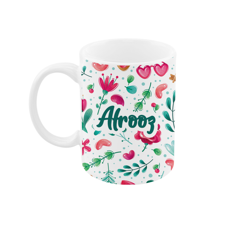 ماگ رژارت مدل اسم افروز