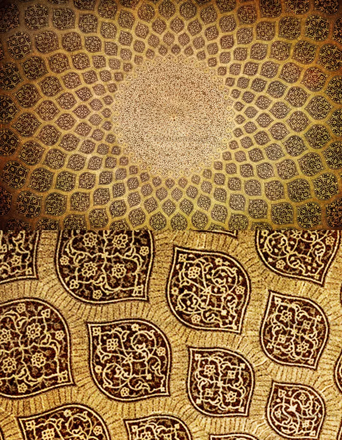 بک گراند شمسه اسلیمی - گرافیک با طعم تربچه