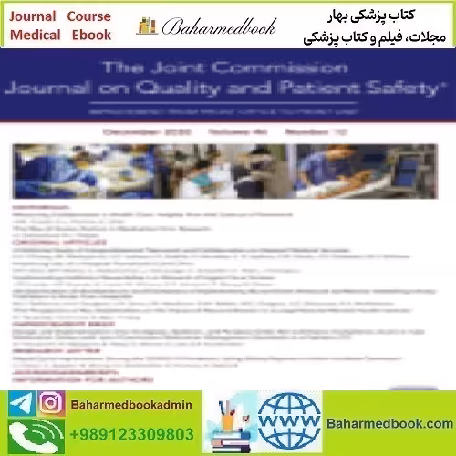 The Joint Commission Journal on Quality and Patient Safety Vol