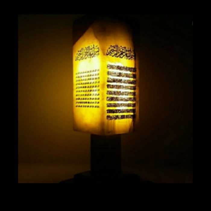 آباژور رومیزی مدل سنگ مرمر