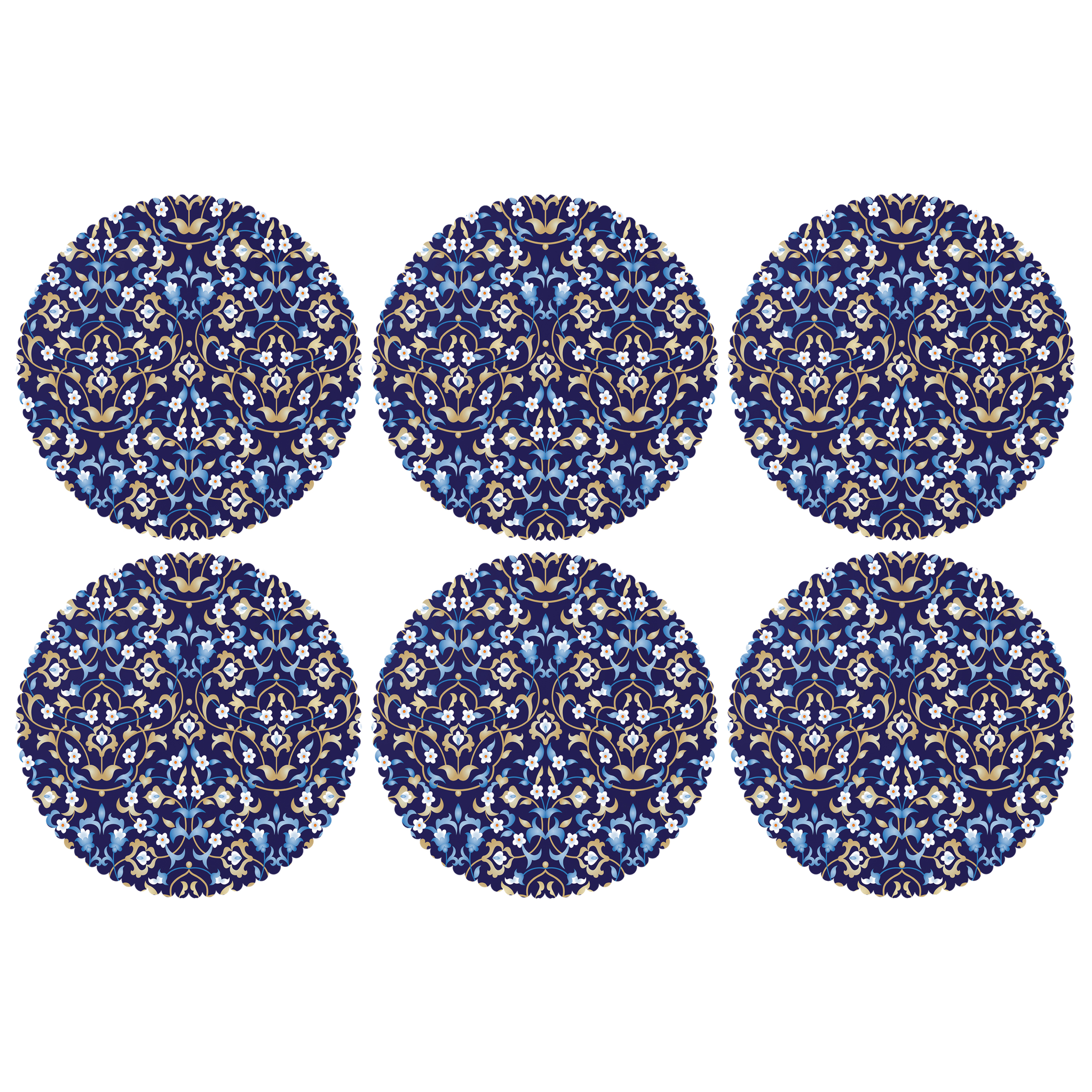 زیر لیوانی مدل C2-42404 بسته 6 عددی