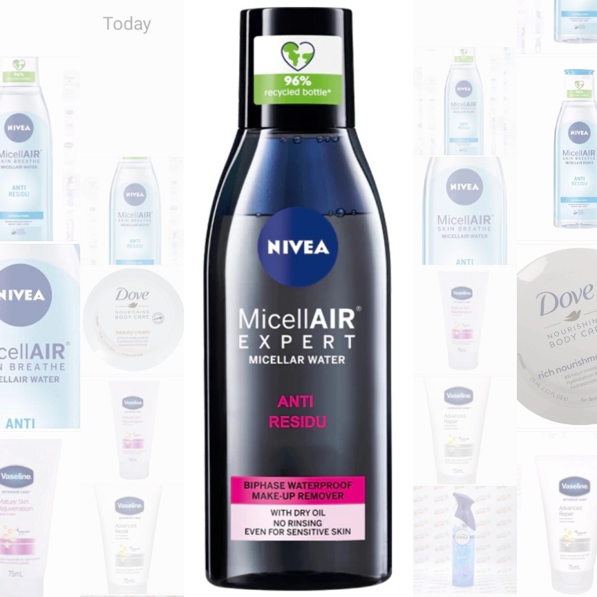 میسلار واتر آرایش پاک کن دو فاز نیوآ مناسب انواع پوست 200 میل