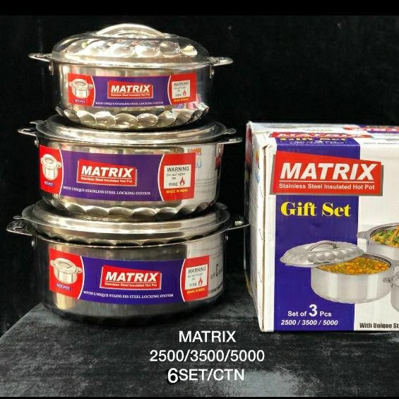 سرویس استیل گرم نگه دارنده غذا سایز متوسط