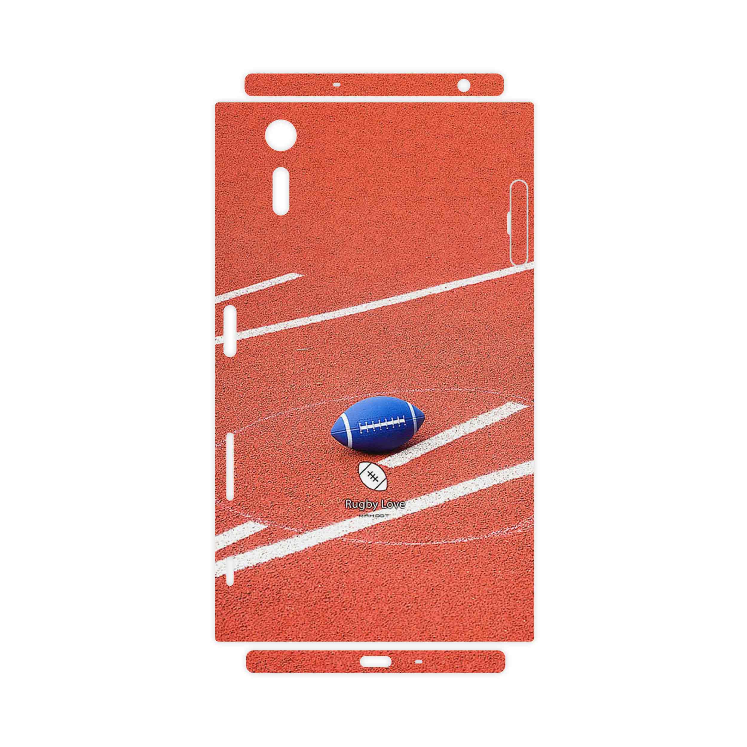 برچسب پوششی ماهوت مدل Rugby football-FullSkin مناسب برای گوشی موبایل سونی Xperia XZ