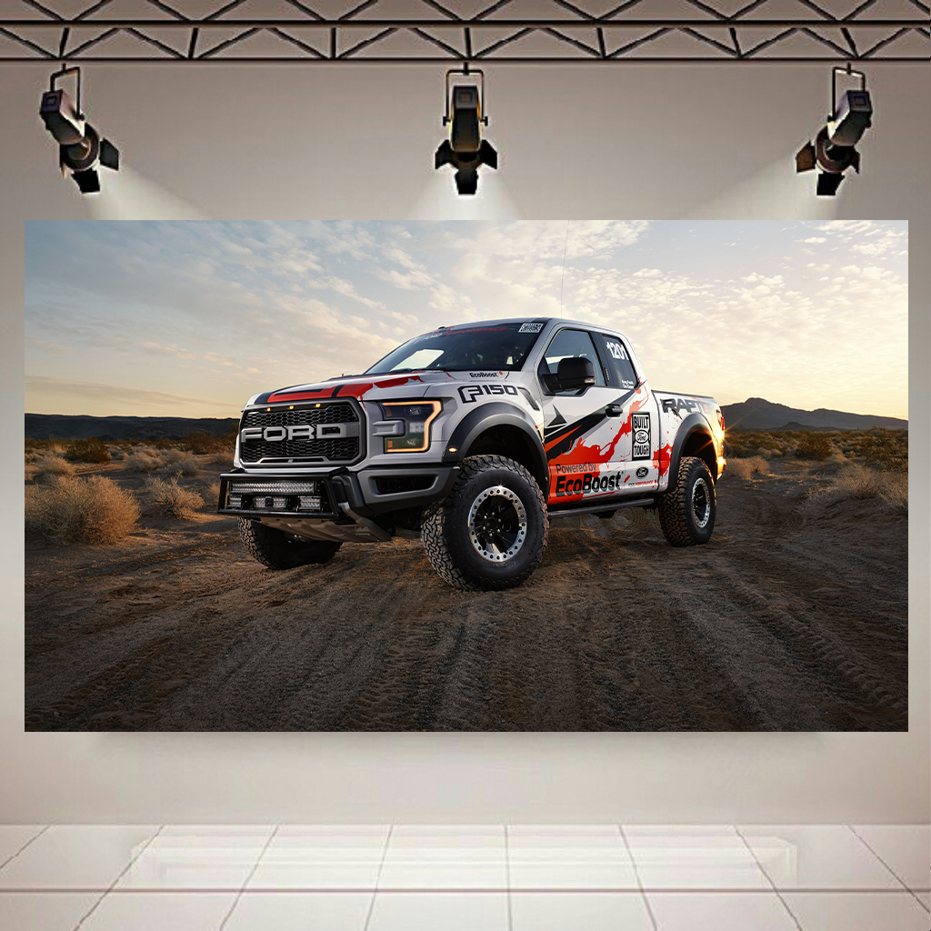 تابلو شاسی طرح ماشین آفرود مدل فورد F150-Raptor کد AR5420