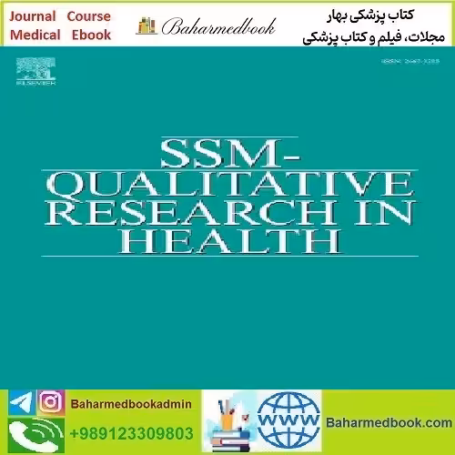 SSM Qualitative Research in Health Volume 3 to 4 2023 TRU