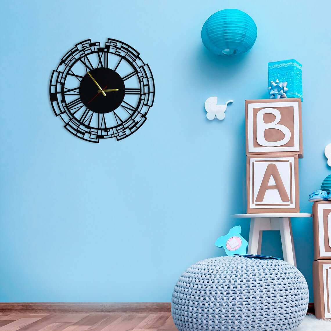 ساعت دیواری مدل فلورا - فروشگاه نیم آستین