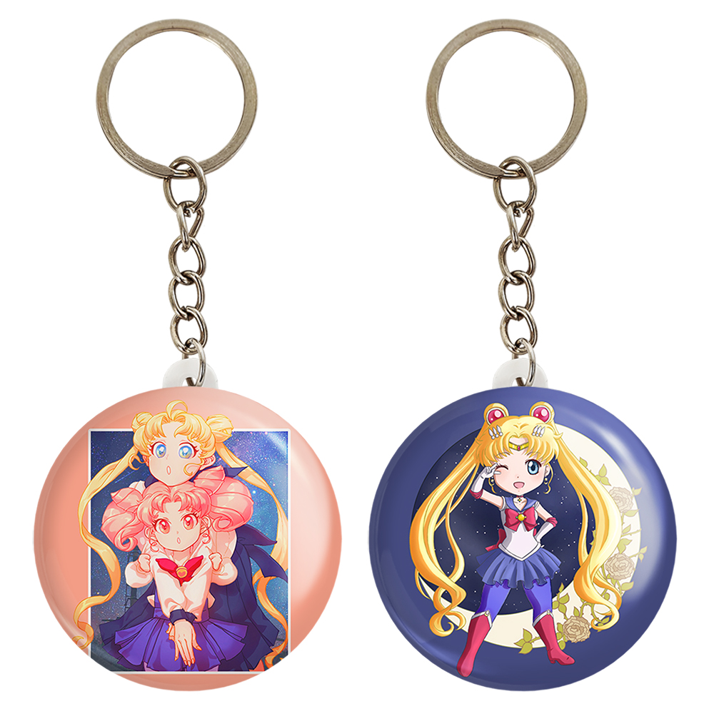 جاکلیدی خندالو مدل چیبیوسا و اوساگی تسوکینو انیمه سیلور مون کد 1744817441 مجموعه 2 عددی