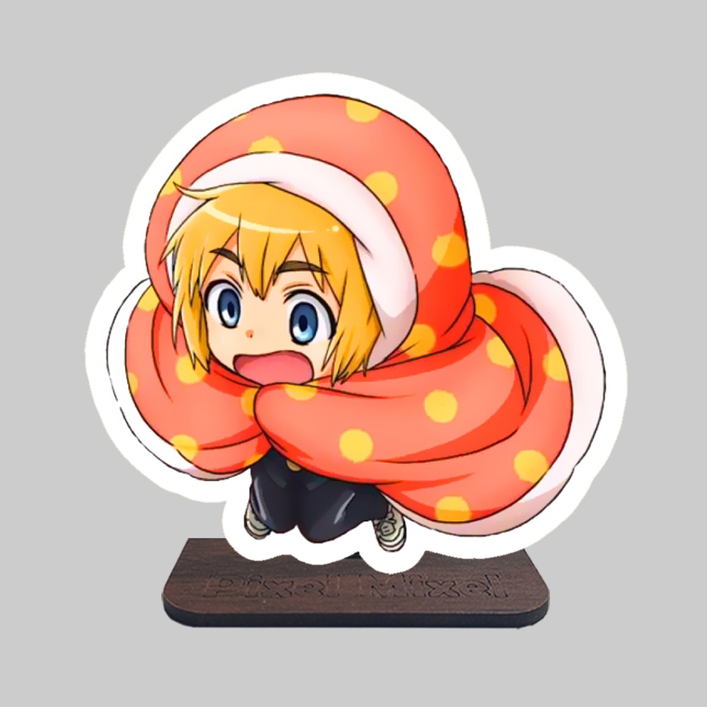 استند رومیزی پیکسل میکسل مدل انیمه اتک ان تایتان ارمین گوگولی