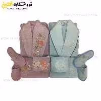 سرویس حوله عروس و داماد 10تکه گلدوزی سه بعدی برند MARIBOR